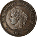 Moneda, Francia, Cérès, 2 Centimes, 1893, Paris, MBC, Bronce, KM:827.1