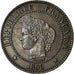 Coin, France, Cérès, 2 Centimes, 1896, Paris, EF(40-45), Bronze, KM:827.1