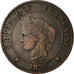 Coin, France, Cérès, 2 Centimes, 1878, Paris, EF(40-45), Bronze, KM:827.1