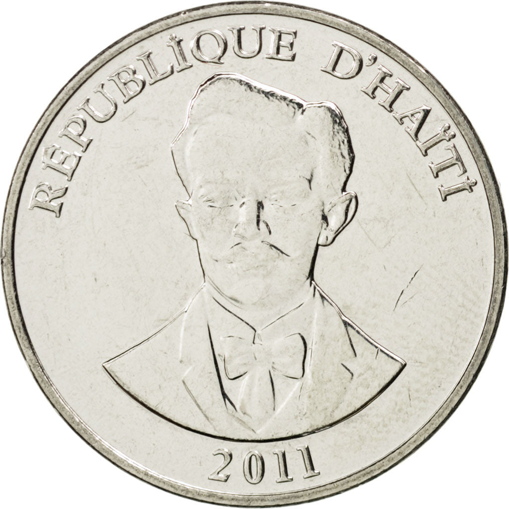 Haiti, 50 Centimes, 2011, KM #New, MS(63), Nickel plated steel, 8.46