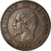 Monnaie, France, Napoleon III, 2 Centimes, 1854, Marseille, TTB, Gad 103