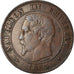 Moneta, Francia, Napoleon III, 2 Centimes, 1855, Strasbourg, MB+