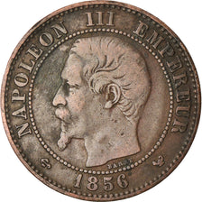 Coin, France, Napoleon III, 2 Centimes, 1856, Lille, VF(20-25)