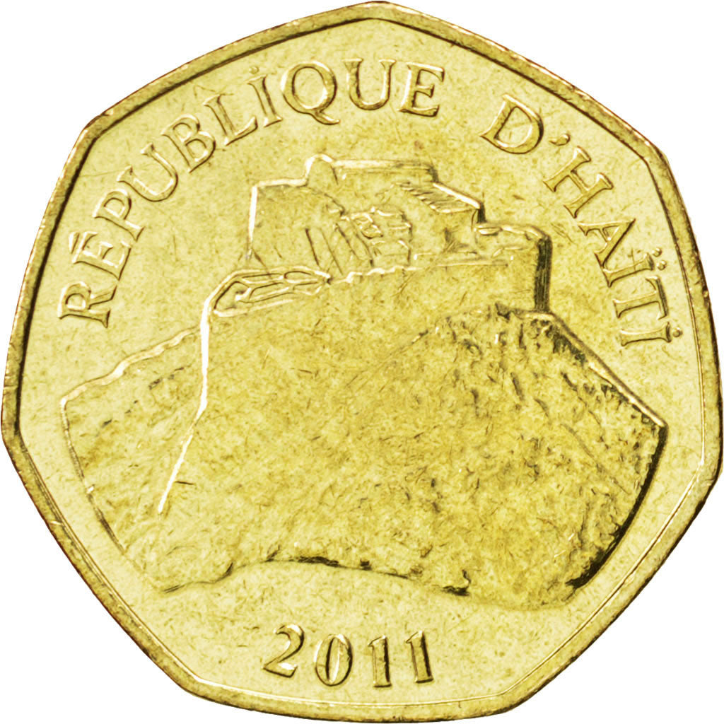 Haiti, 1 Gourde, 2011, KM #New, MS(63), Brass plated steel, 6.30