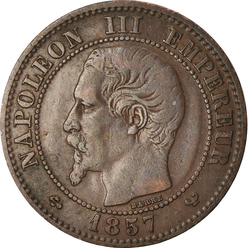 Münze, Frankreich, Napoleon III, 2 Centimes, 1857, Lille, S+