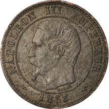 Coin, France, Napoleon III, 2 Centimes, 1853, Paris, F(12-15)
