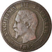Moneta, Francia, Napoleon III, 2 Centimes, 1857, Rouen, MB