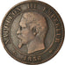 Coin, France, Napoleon III, 2 Centimes, 1856, Rouen, VF(20-25)