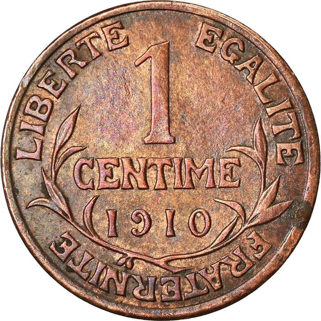 Coin, France, Dupuis, Centime, 1910, Paris, Rare, VF(30-35), Bronze, KM:840