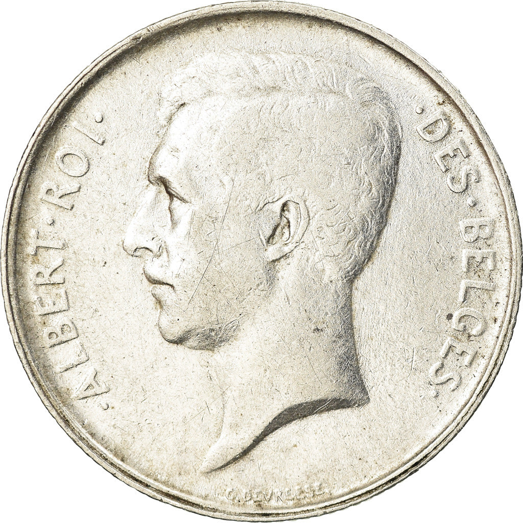Coin, Belgium, 2 Francs, 2 Frank, 1910, AU(50-53), Silver, KM:74