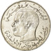 Münze, Tunesien, 1/2 Dinar, 1968, Paris, SS+, Nickel, KM:291