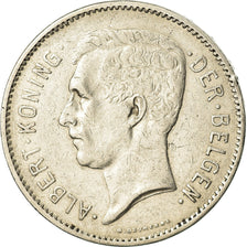 Coin, Belgium, 5 Francs, 5 Frank, 1933, EF(40-45), Nickel, KM:98
