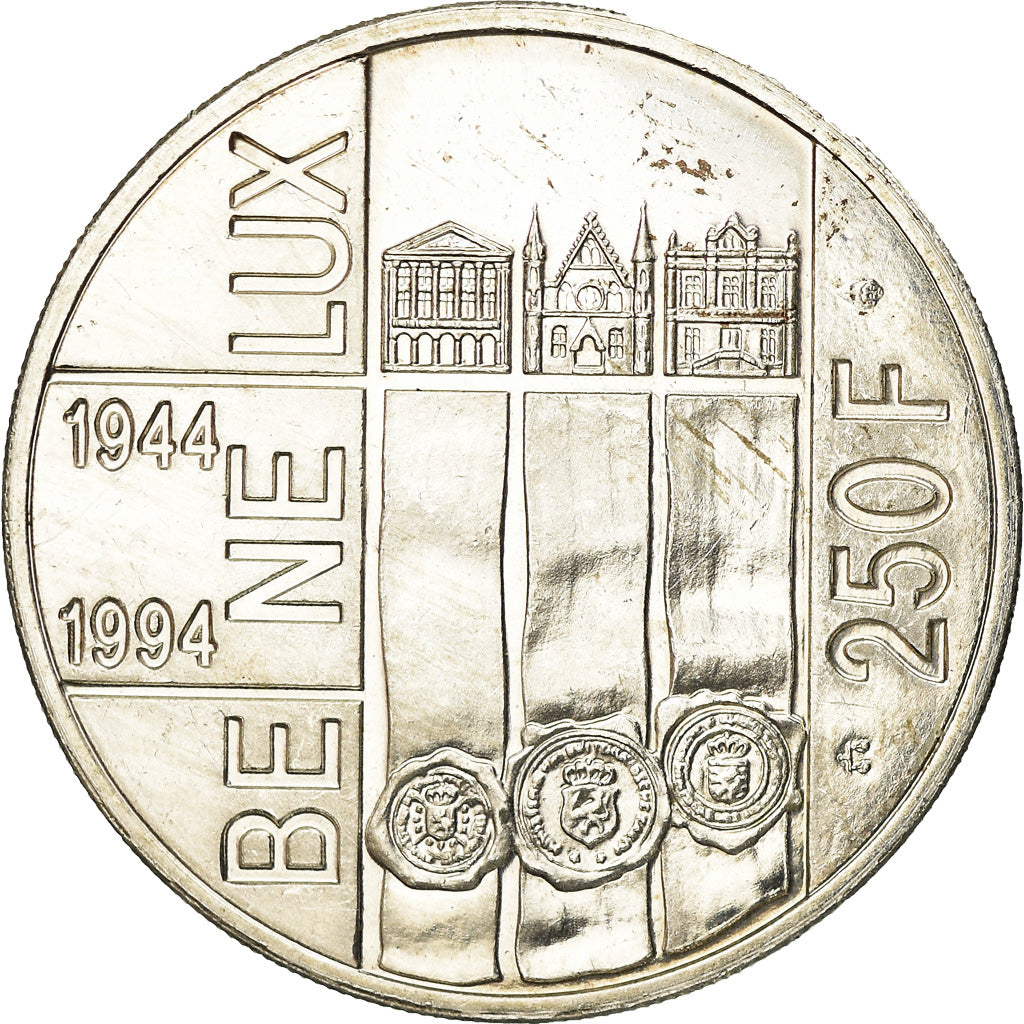 Monnaie, Belgique, 250 Francs, 250 Frank, 1994, Bruxelles, SUP, Argent, KM:195