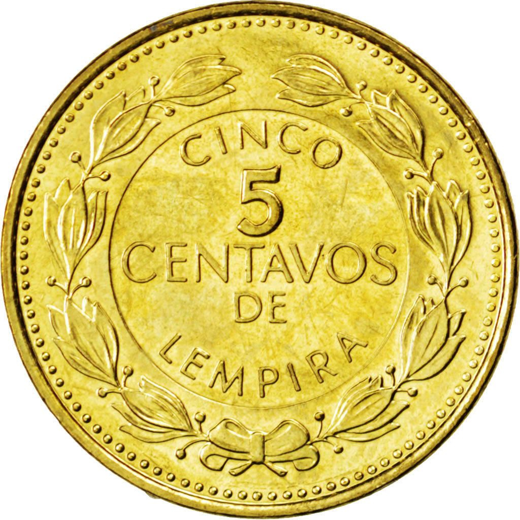 Honduras, 5 Centavos, 2005, SPL, Ottone, KM:72.4