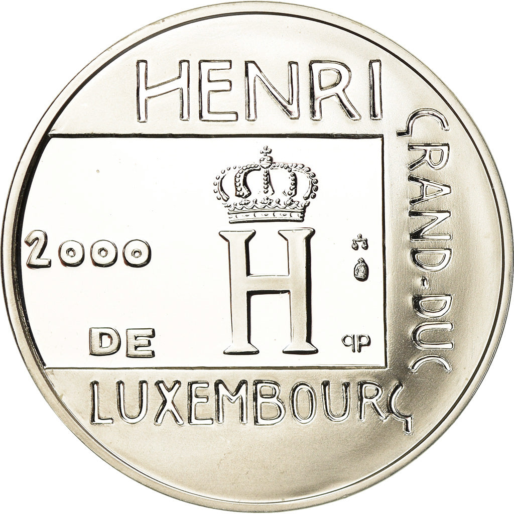 Coin, Luxembourg, Jean, 500 Francs, 2000, Brussels, Proof, MS(65-70), Silver