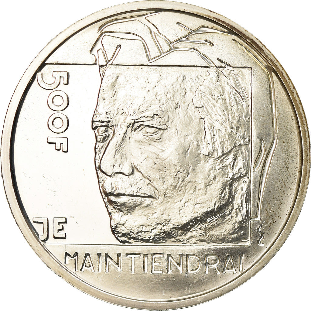 Coin, Luxembourg, Jean, 500 Francs, 2000, Brussels, Proof, MS(65-70), Silver