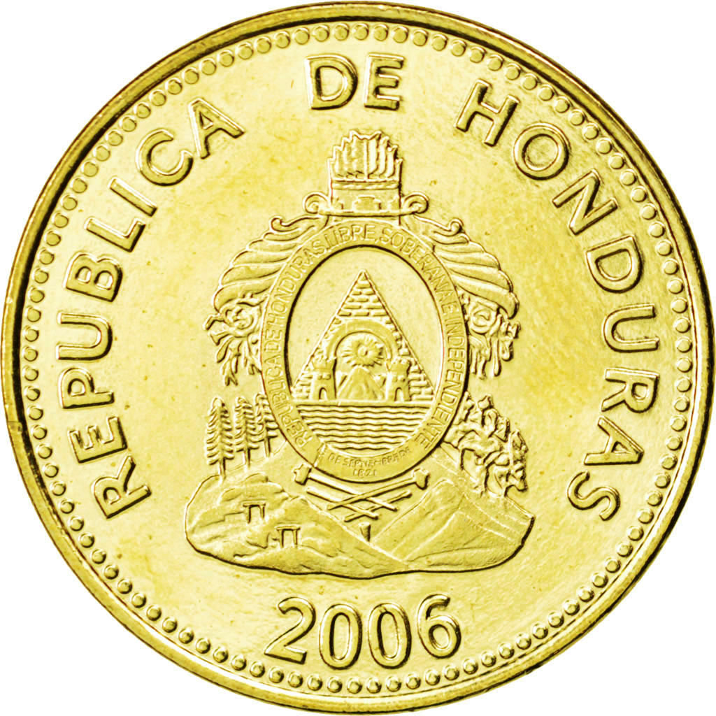HONDURAS, 10 Centavos, 2006, KM #76.4, MS(63), Brass, 26, 6.04