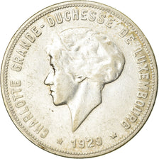Coin, Luxembourg, Charlotte, 10 Francs, 1929, EF(40-45), Silver, KM:39