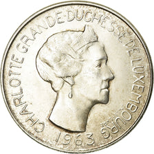 Coin, Luxembourg, Charlotte, 100 Francs, 1963, AU(55-58), Silver, KM:52