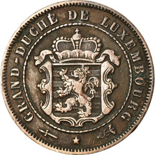 Coin, Luxembourg, William III, 2-1/2 Centimes, 1908, Utrecht, VF(30-35), Bronze