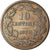 Munten, Luxemburg, William III, 10 Centimes, 1870, Utrecht, FR+, Bronze, KM:23.1