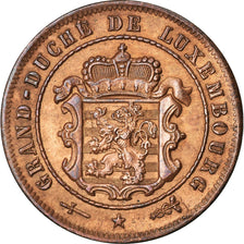 Coin, Luxembourg, William III, 2-1/2 Centimes, 1901, Utrecht, EF(40-45), Bronze