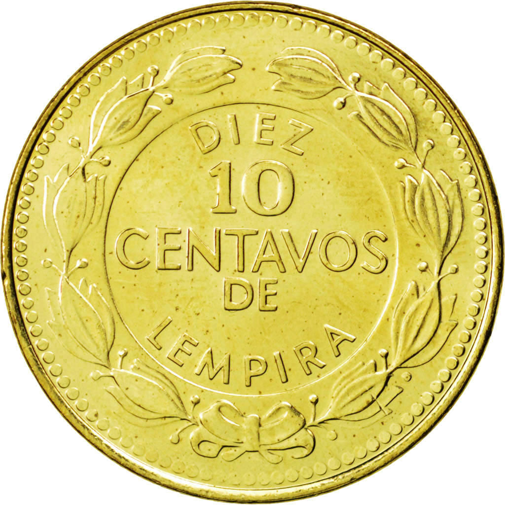 Moneta, Honduras, 10 Centavos, 2006, SPL, Ottone, KM:76.4