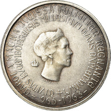 Coin, Luxembourg, Charlotte, 250 Francs, 1963, EF(40-45), Silver, KM:53.1