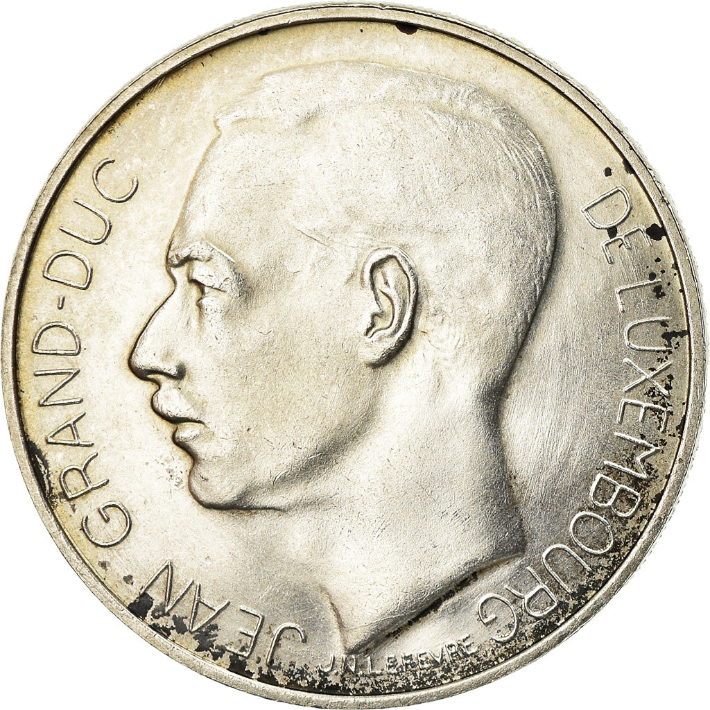Coin, Luxembourg, Charlotte, 100 Francs, 1964, AU(50-53), Silver, KM:54