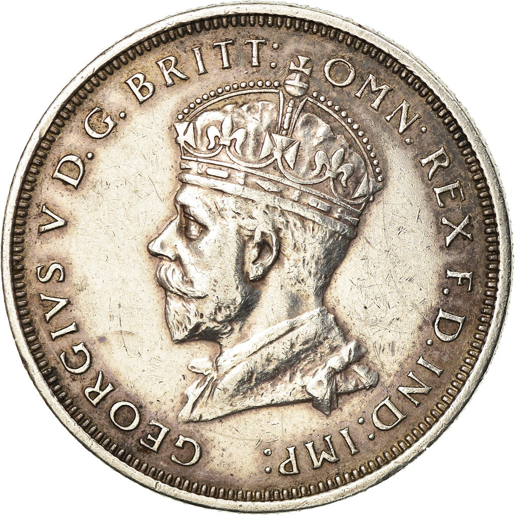 Moneta, Australia, George V, Florin, 1927, Melbourne, BB+, Argento, KM:31