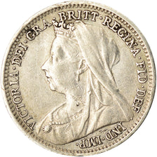 Coin, Great Britain, Victoria, 3 Pence, 1901, EF(40-45), Silver, KM:777
