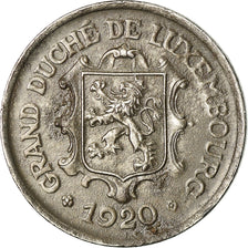 Coin, Luxembourg, Charlotte, 25 Centimes, 1920, VF(30-35), Iron, KM:32