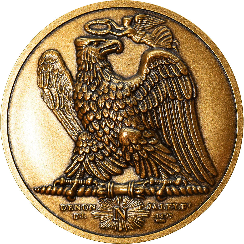 France, Medal, Napoléon Ier en Egypte, History, Bovy, Restrike, MS(64), Bronze