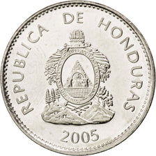HONDURAS, 50 Centavos, 2005, KM #84a.2, MS(63), Nickel Plated Steel, 24, 5.02