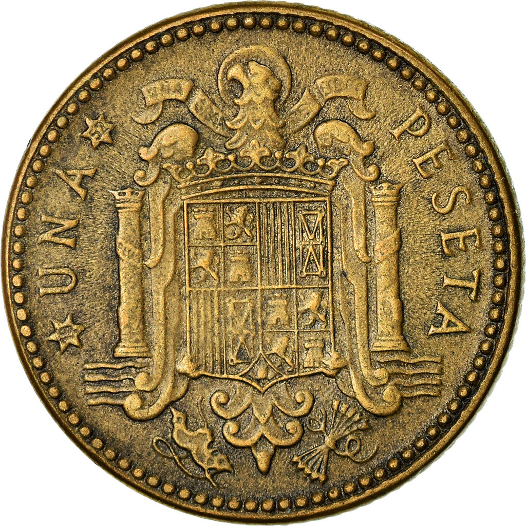 Münze, Spanien, Francisco Franco, caudillo, Peseta, 1952, SS, Aluminum-Bronze