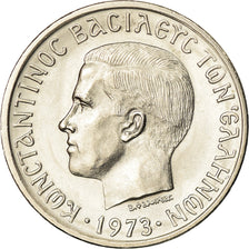 Coin, Greece, Constantine II, 10 Drachmai, 1973, AU(55-58), Copper-nickel