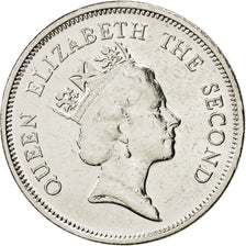HONG KONG, Dollar, 1991, KM #63, MS(63), Copper-Nickel, 25.5, 7.05