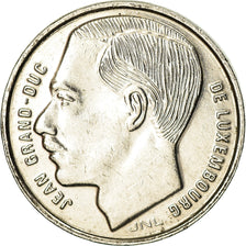 Moneta, Luksemburg, Jean, Franc, 1991, AU(55-58), Nickel platerowany stalą
