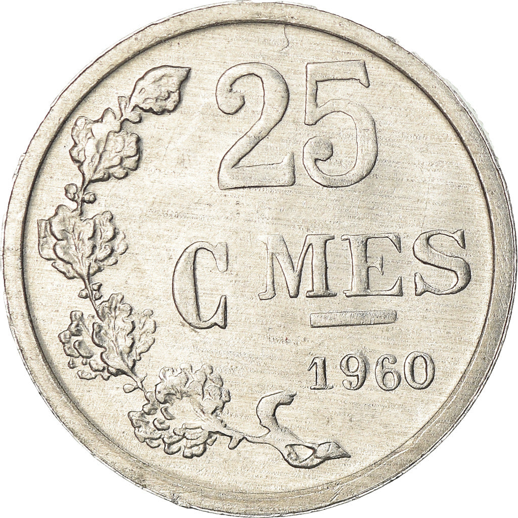 Monnaie, Luxembourg, Jean, 25 Centimes, 1960, SUP, Aluminium, KM:45a.1