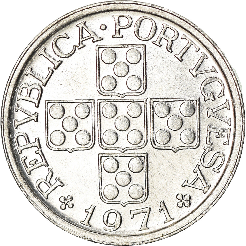 Münze, Portugal, 10 Centavos, 1971, VZ, Aluminium, KM:594