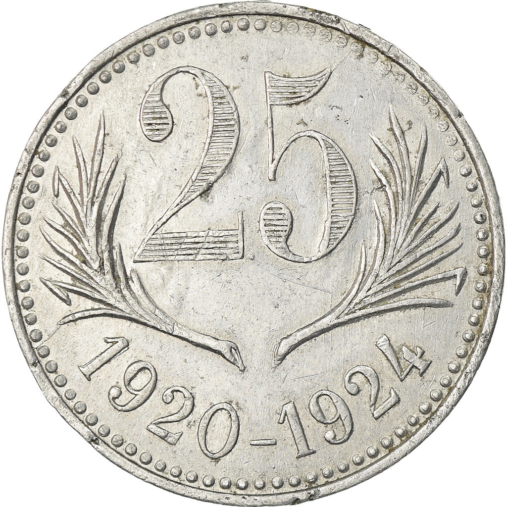 Coin, France, Chambres de Commerce de l'Hérault, 25 Centimes, 1920-1924