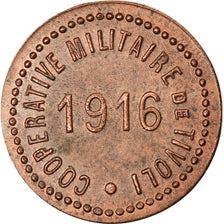 Coin, France, Coopérative Militaire de Tivoli, Bourges, 10 Centimes, 1916