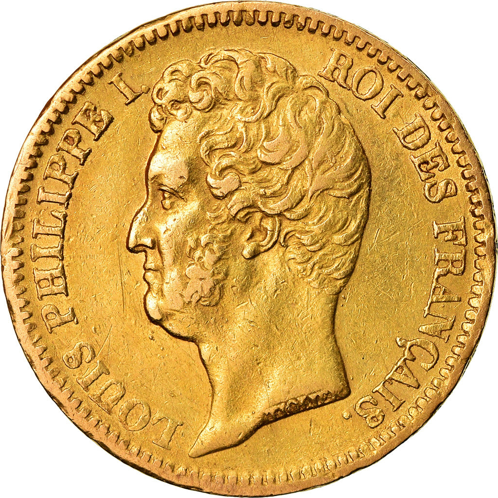 Munten, Frankrijk, Louis-Philippe, 20 Francs, 1831, Paris, ZF, Goud, KM:739.1