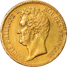 Munten, Frankrijk, Louis-Philippe, 20 Francs, 1831, Paris, ZF, Goud, KM:739.1