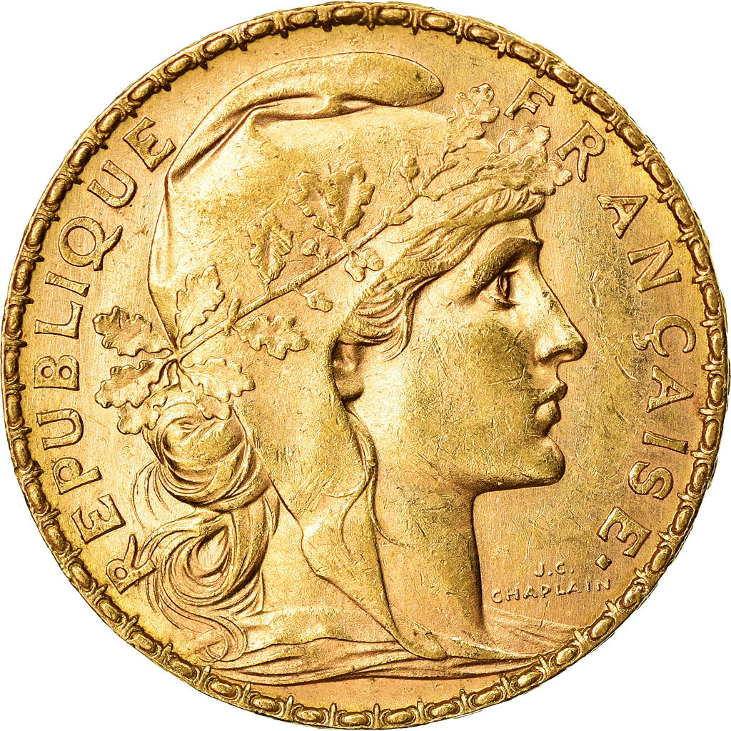 Coin, France, Marianne, 20 Francs, 1905, Paris, AU(55-58), Gold, KM:847