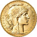 Moeda, França, Marianne, 20 Francs, 1907, Paris, AU(55-58), Dourado, KM:857