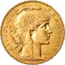 Moneda, Francia, Marianne, 20 Francs, 1914, Paris, EBC, Oro, KM:857