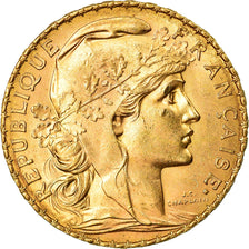 Munten, Frankrijk, Marianne, 20 Francs, 1913, Paris, PR, Goud, KM:857
