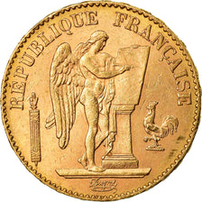 Coin, France, Génie, 20 Francs, 1895, Paris, AU(55-58), Gold, KM:825