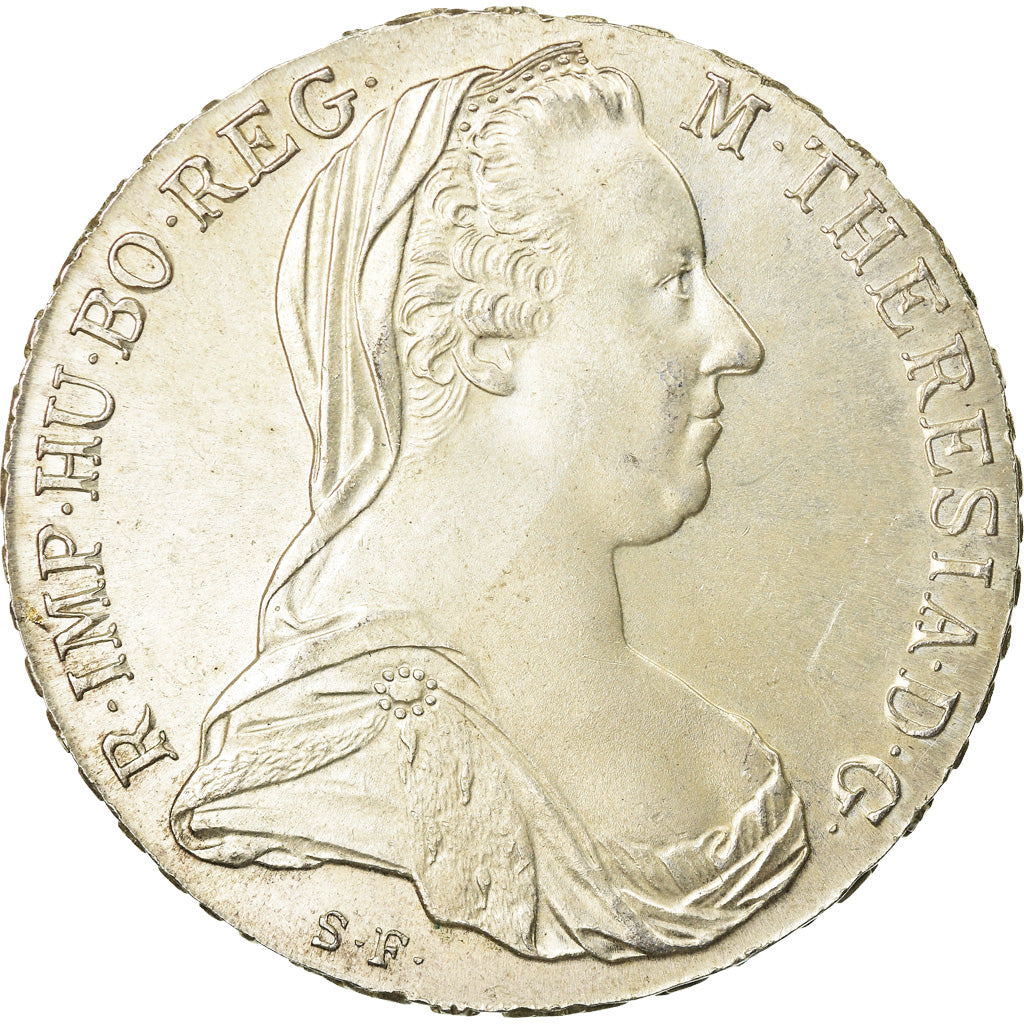 Coin, Austria, Joseph II, Thaler, 1780, Restrike, AU(50-53), Silver, KM:T1